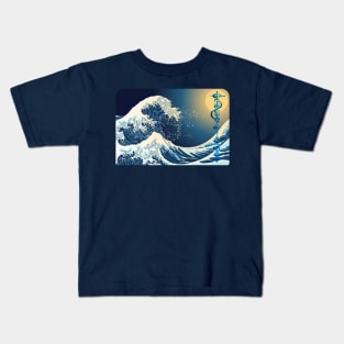 Great wave of the Vuhlkansu Kids T-Shirt